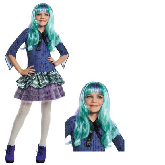 Monster High Twyla & Wig Halloween Costume- 12/14 - Picture 1 of 8